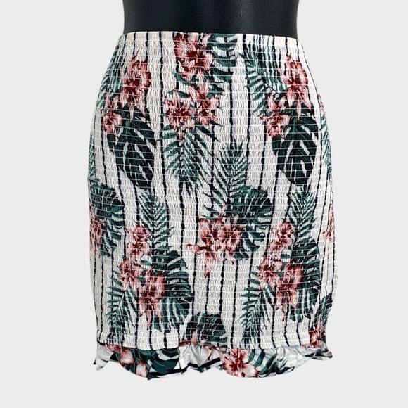 Guess Kira Smocked Mini Skirt - Picture 1 of 6